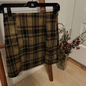 Plaid skirt